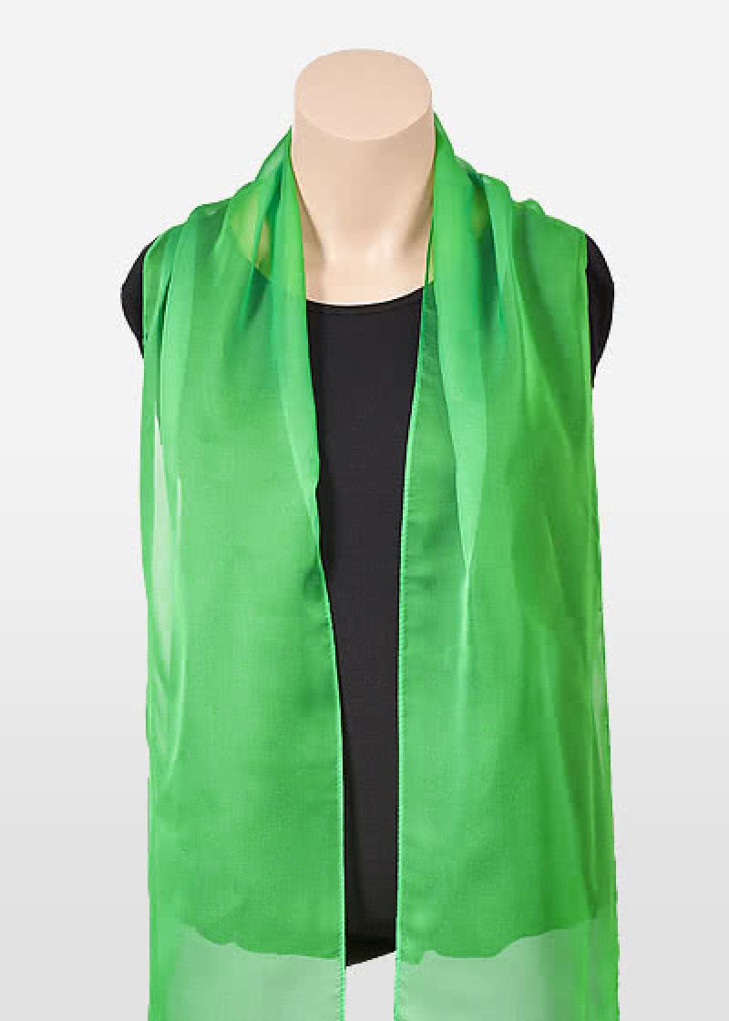 Sjaal Chiffon groen