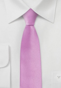 Smalle roze stropdas