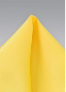 Pochet licht geel kunstvezel