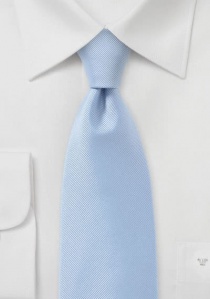 Heren stropdas lichtblauw geribbeld