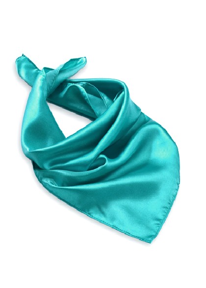 Halsdoek aus dem gleichen Stoff und Farbe