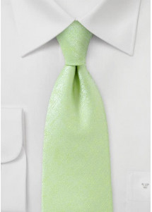 Modieuze stropdas effen lichtgroen marmer look