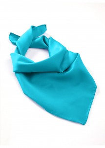 Damessjaal in turquoise...