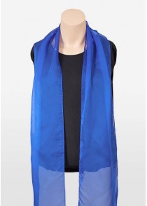 Sjaal Chiffon blauw