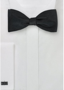 Vlinderstrik om zelf te binden pikzwart