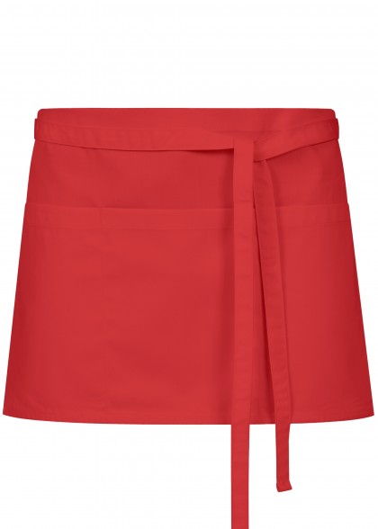 Rood schort met zakken