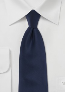 stropdas extra lang donker blauw
