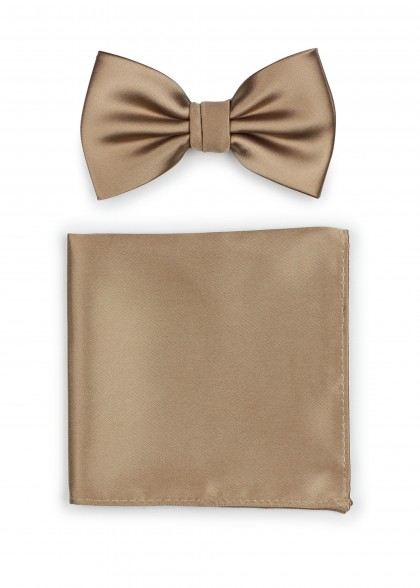 Set vlinderdas aus dem gleichen Stoff und Farbe