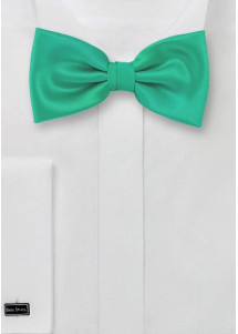 Vlinderstrik kunstvezel turkoois groen