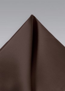 Enkelkleurige pochette in bruin