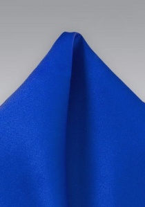 Pochet blauw kunstvezel