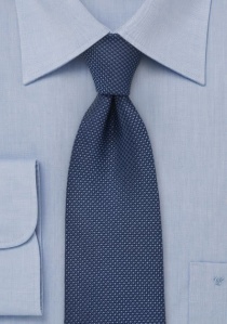 xxl stropdas opgeruwd marineblauw