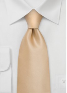 Clip stropdas beige