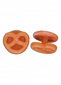 Pretzelvormige knopen voor koksjassen