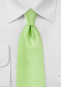 Business stropdas met struktuur effen bleek groeng