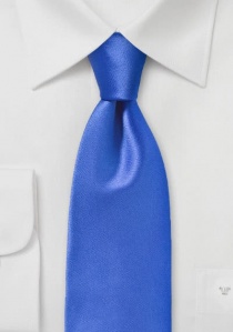 Effen microfiber stropdas koninklijk blauw