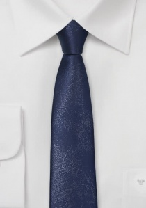 Party-stropdas leder look-alike marineblauw