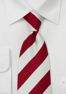 stropdas strepen rood wit