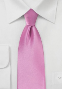 Opvallende roze stropdas microfiber