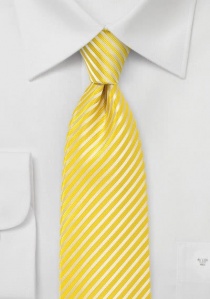Business stropdas toon op toon geel gestreept