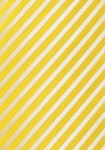 Business stropdas toon op toon geel gestreept