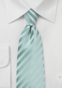 Gestreepte stropdas toon op toon waterkleurig