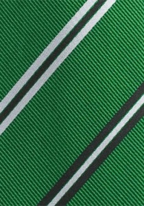 Modern groen gestreepte stropdas