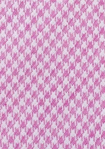 Business stropdas lineair patroon roze katoen