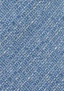 Wollen zakelijke stropdas ijsblauw gemeleerd