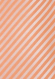 Kinder-Krawatte orange Streifen