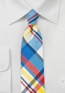 Zakelijke stropdas Multicoloured Glencheck Pattern