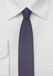 Business-stropdas geruit paars