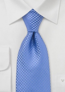 Clip stropdas structuur ijsblauw
