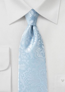 Markante stropdas in Paisley-look lichtblauw