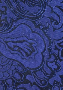 Markante Krawatte im Paisley-Look königsblau