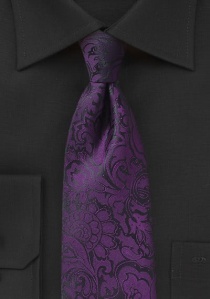 Markante stropdas in paarse Paisley-look