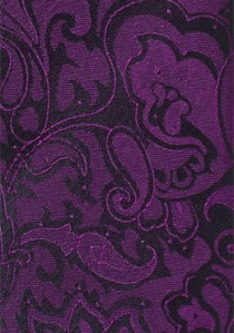 Markante stropdas in paarse Paisley-look
