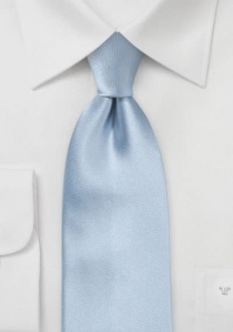 Zijden stropdas lichtblauw