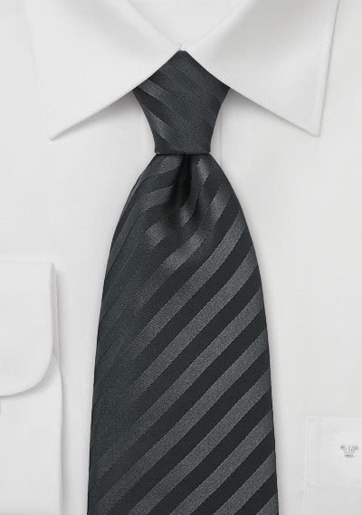 Granada Clip-Krawatte in schwarz