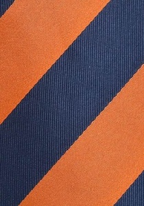 XXL zakelijke stropdas gestreept ontwerp koper