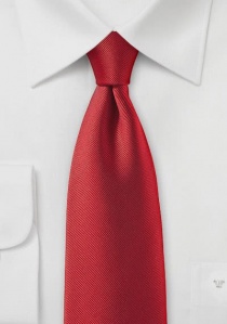 Zakelijke stropdas luxus rood fijne rib