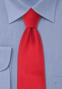 Zakelijke stropdas rood gestructureerd