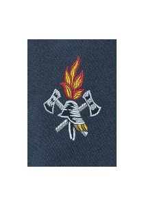 Brandweer-stropdas marineblauw