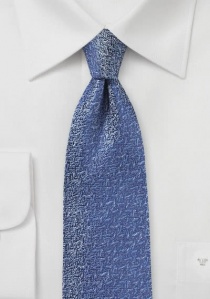 Zakelijke stropdas gevlekt gestructureerd blauw