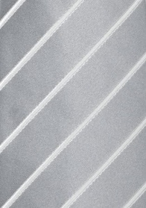 Elegante zilveren stropdas