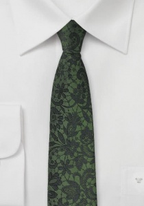 Zakelijke stropdas mozaik-stijl flessengroen