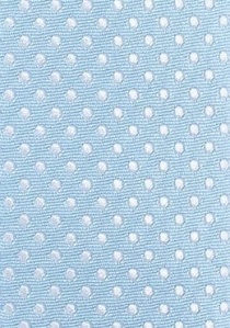 Zakelijke stropdas smal duivenblauw puntjespatroon