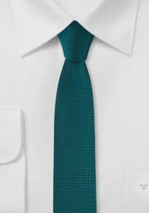 Zakelijke stropdas extra slank turquoise