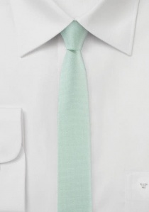 Zakelijke stropdas extra smal licht turquoise