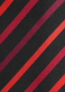 Donkere stropdas rode strepen